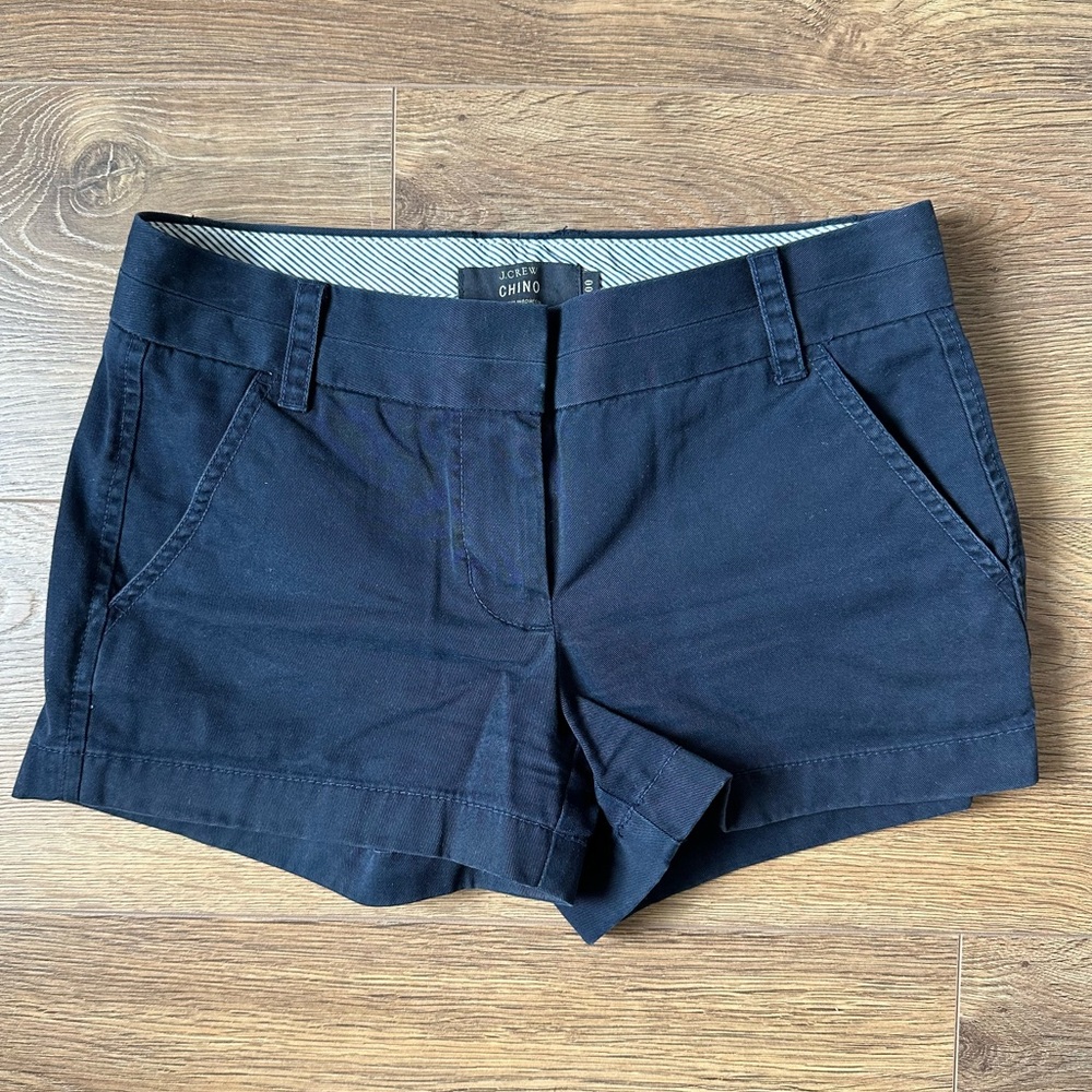 J. Crew Chino Shorts - Navy 00